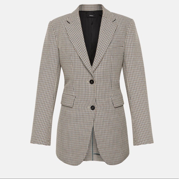 Theory Plaid Blazer. - Picture 2 of 6